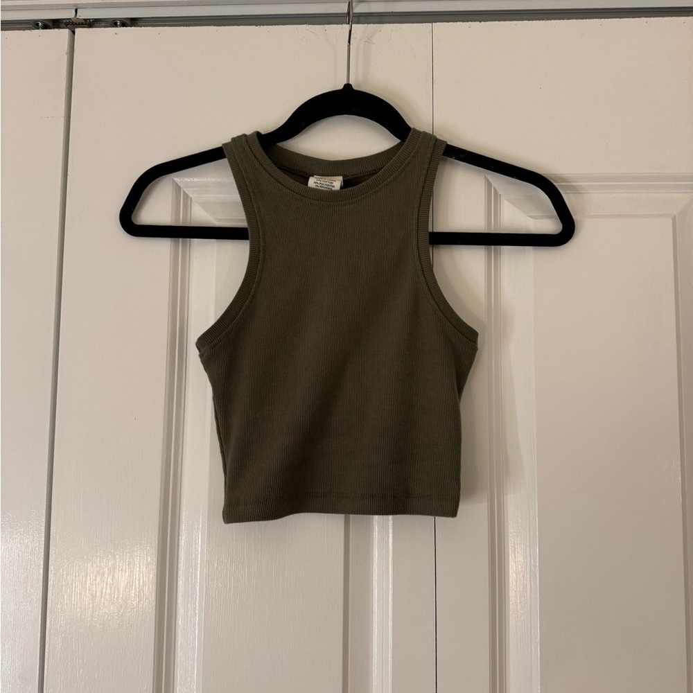 Olive Green Tank Top